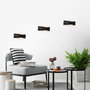 Opviq Lámpara de pared 7156 Negro